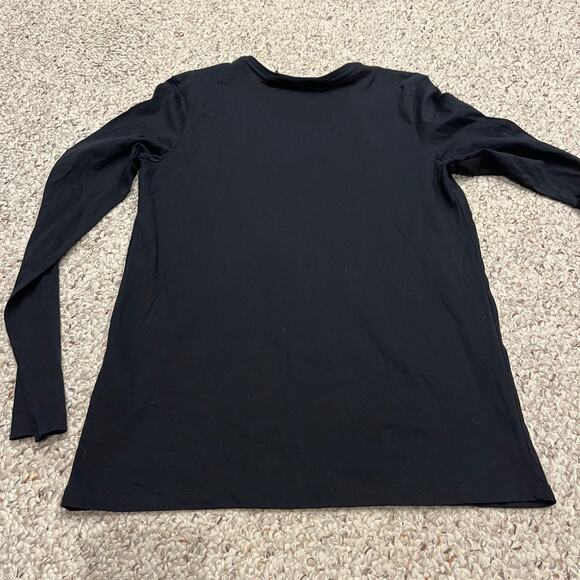 Ralph Lauren Sport Long Sleeve Black Tee Sz XS Pima Cotton Basic Capsule Preppy - Picture 4 of 5